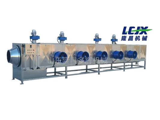 Industrial Air Cooling Rotary Drum Cooler Fried Material Rapid Cooling Equipment