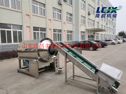 SUS304 Sesame Roaster Machine Continuous Sesame Seed Roasting Machine OEM