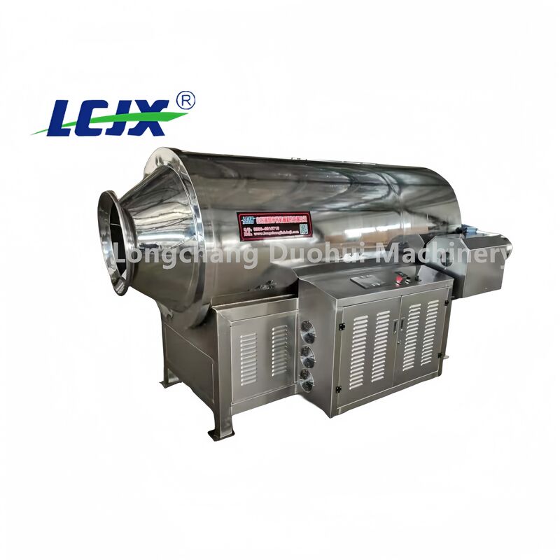 Electric Type Puff Roaster Machine Simple Operation Rotary Drum Snack Roasting Machine