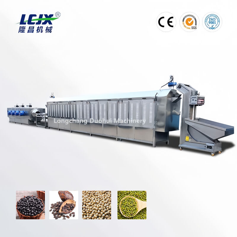 Commercial Multifunctional Grain Coffee Beans Green Beans Chickpeas Seed Roasting Processing Machine
