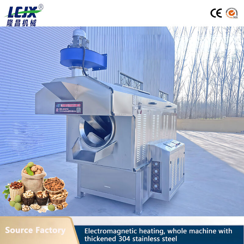 Industrial Multi-Functional Nut Roasting Equipment Gas/Electric Heating Seed Roaster Machine