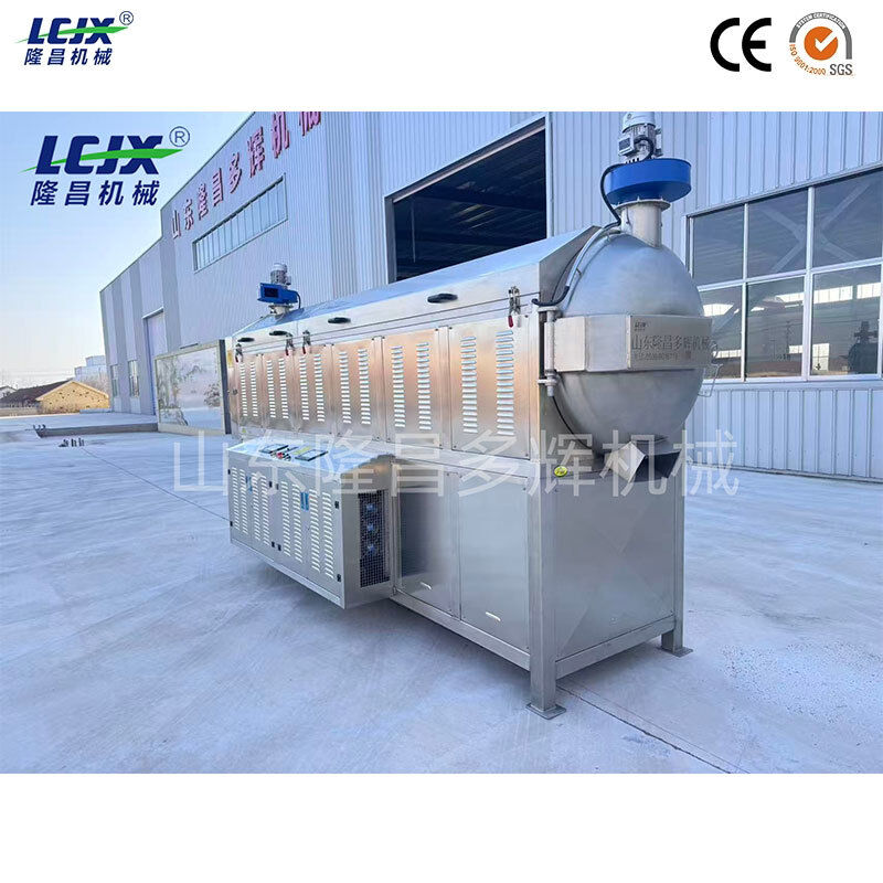 Industrial Continuous Nut Roasting Assembly Line Full Automatic Nut Processing Machine
