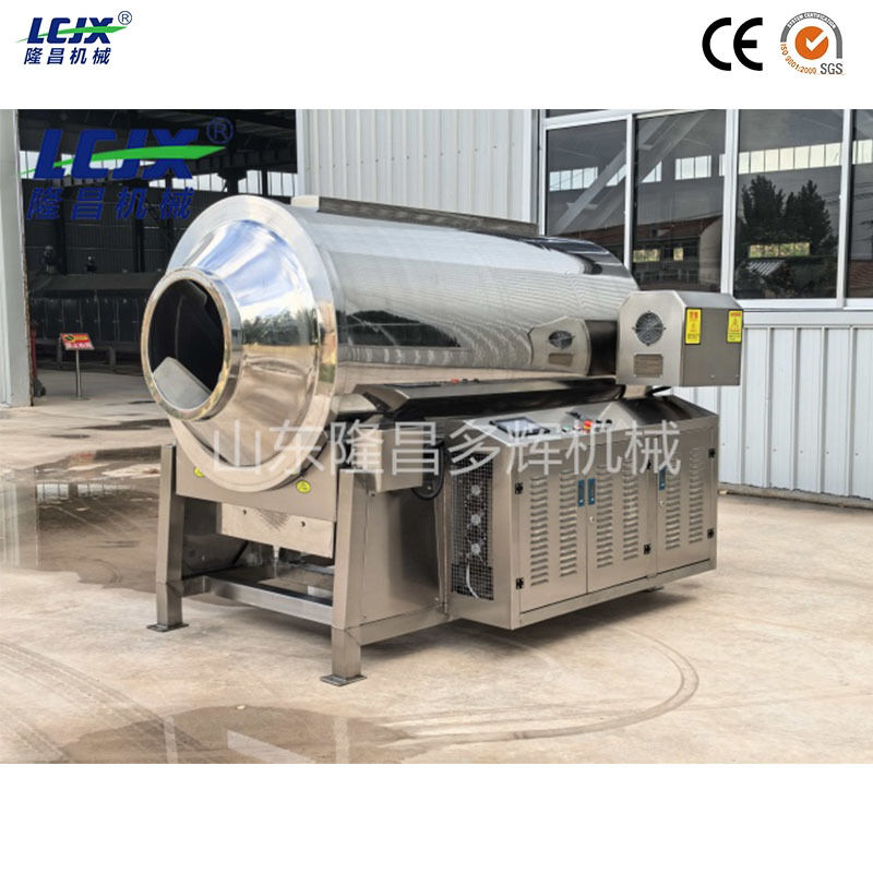 Automatic 304 Stainless Steel Roasting Equipment  Cocoa Chili Cumin Flour Powder Roaster