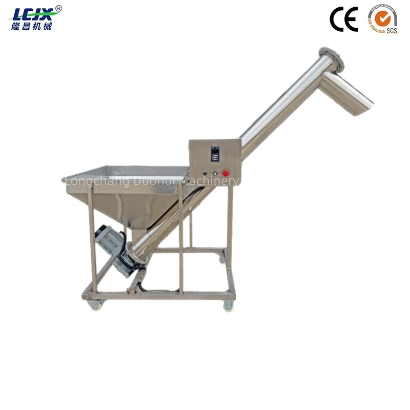 Stainless Steel Screw Conveyor Auger Elevator Vertical Spiral Lifting Machine