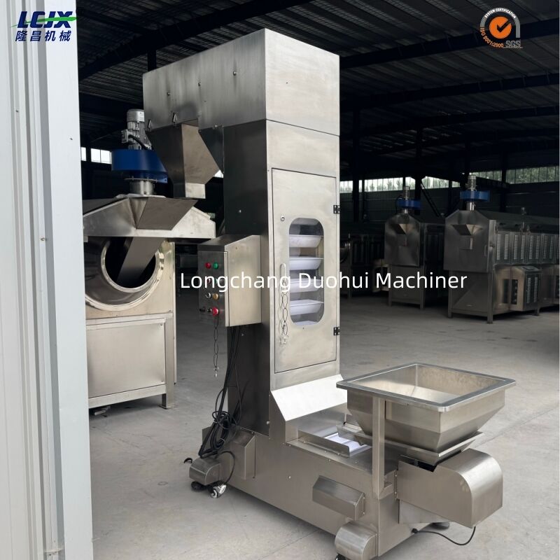 Stainless Steel Food Grade Z Shape Elevator Food Particle Vertical Conveyor