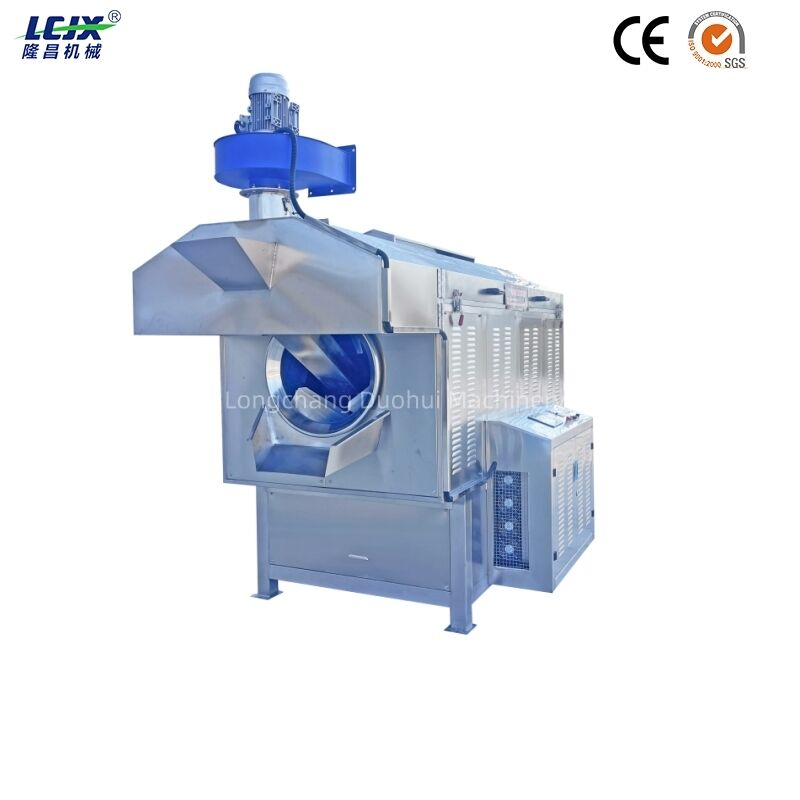 Stainless Steel Automatic Seeds Roasting Machine with Electromagnetic Heating for Barley Wheat and Soybeans