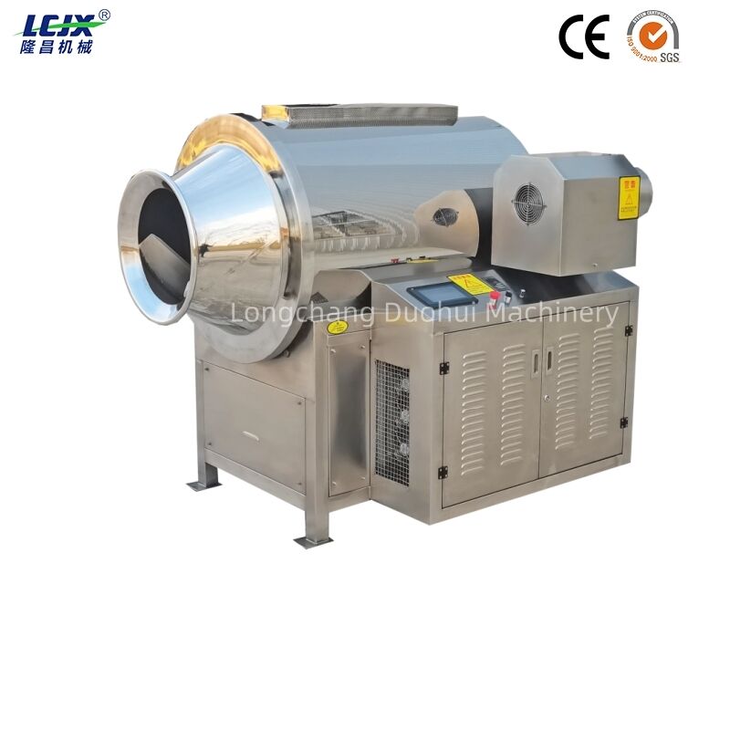 Commercial Stainless Steel Automatic Sesame Roasting Machine with Adjustable Speed Continuous Drum Roaster
