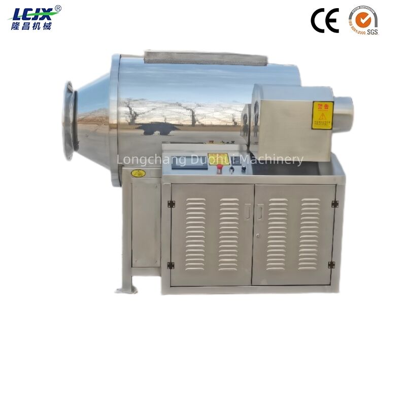 Automatic Stainless Steel Sesame Roasting Machine with Adjustable Speed and Temperature Control