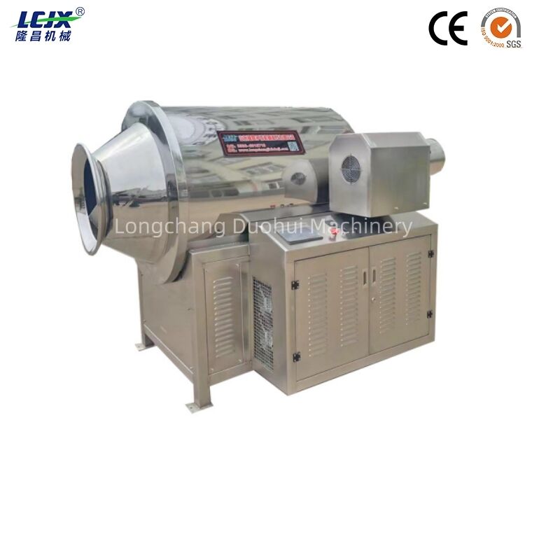 Automatic Stainless Steel Spice Roasting Machine with Adjustable Speed for Chili and Seeds