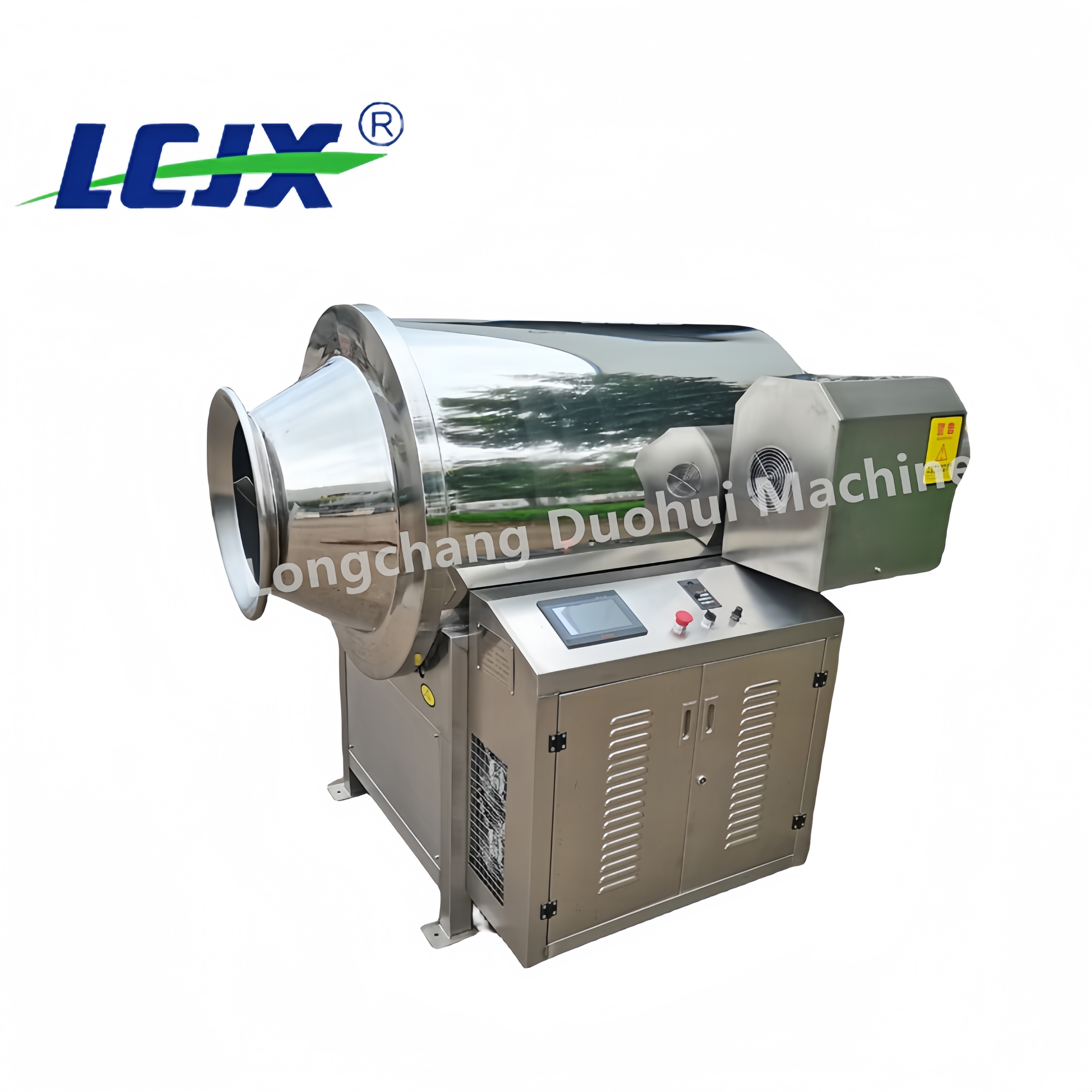 Stainless Steel Automatic Sesame Roasting Machine Commercial Grain Rotary Drum Roaster