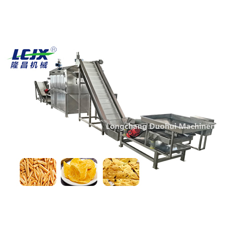 Touch Screen Puff Roasting Production Line Temperature Controlled Fully Automatic