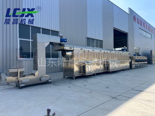 Fully Auto Rotary Drum Roaster Machine Corrosion Resistant For Sesame Corn Seed