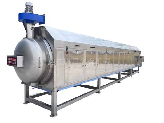 Steel Body Water Cooling Rotary Drum Cooler Fried Material Cooling Machine